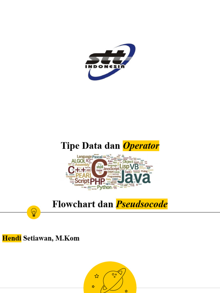 Tipe Data dan Operator dalam Pemrograman | PDF