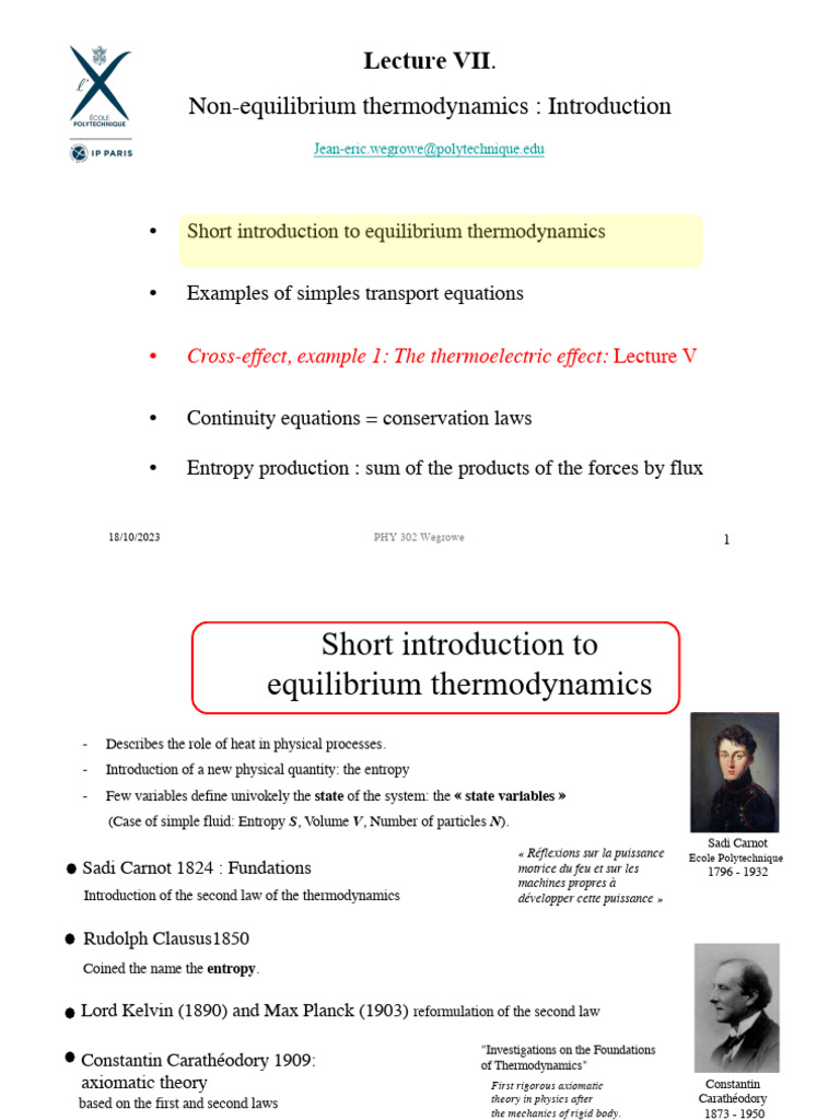 Introduction to Thermodynamics Concepts | PDF | Thermodynamics | Non ...