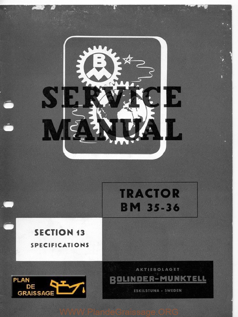 Bolinder Munktell BM 35 36 | PDF