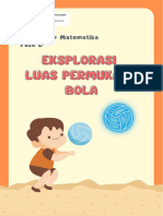 Modul Ajar Matematika - Eksplorasi Luas Permukaan Bola - Fase D