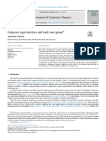 Corporate Legal Structure and Bank Loan Spread