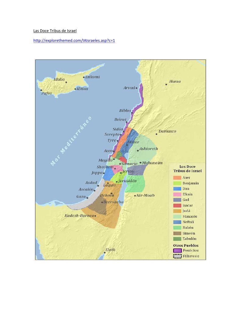 Mapas de Israel | PDF | David | Judios antiguos