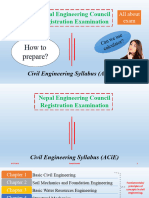 Syllabus of Civil Engineering