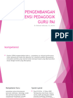 Pengembangan Kompetensi Pedagogik Guru Paip CZL