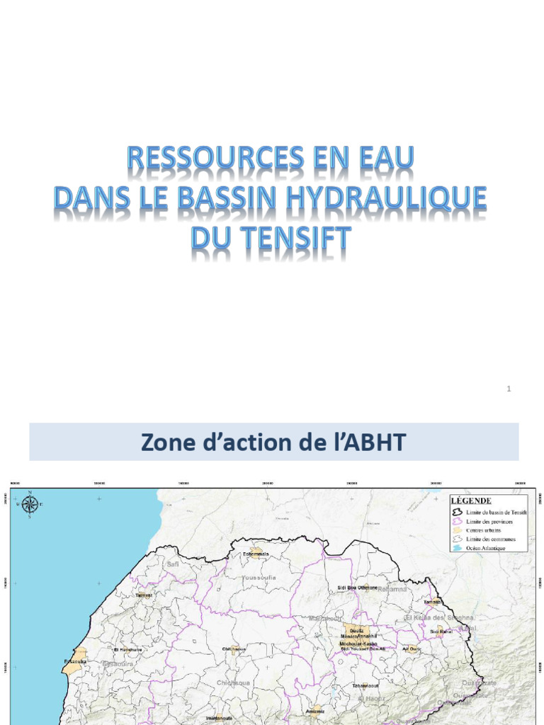 Gestion des Ressources en Eau de l'ABHT | PDF | Bassin versant | Eau