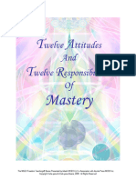 KT - Twelve Attitudes & Responsibilities of Mastery