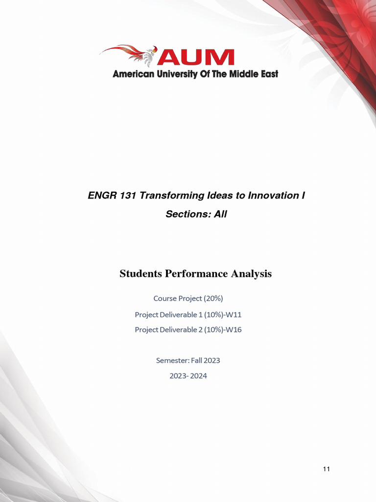 Student Performance Project Analysis | PDF | Engineering Design Process ...