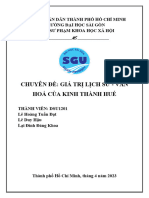 GIÁ TRỊ LỊCH SỬ- VĂN HÓA KINH THÀNH HUẾ