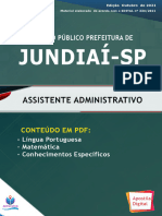 Apostila Concurso JUNDIAÍ SP Assistente Administrativo