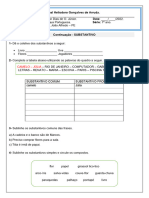 Substantivo (Revisão) - 7º Ano - 09.06