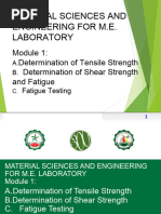 1.MEET 315LA MatScie Engineering ME Lab Module 1