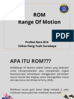 ROM Range of Motion