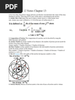 Class 12 Atoms Physics Notes PDF | PDF | Concept | Physics
