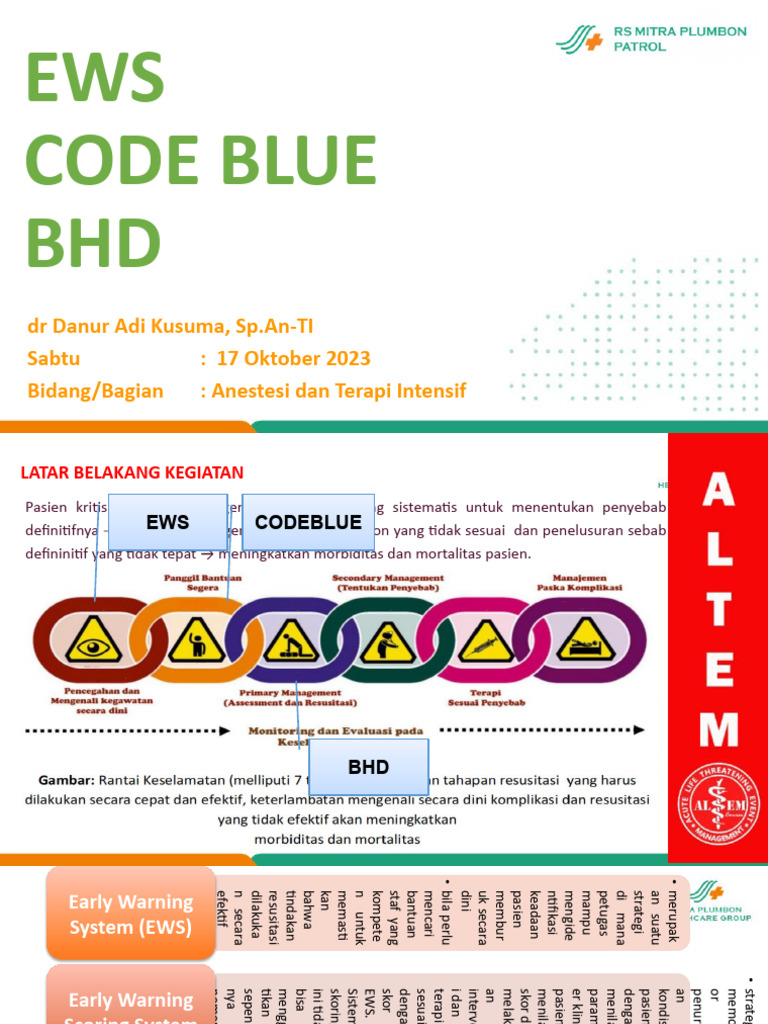 Sistem EWS dan Code Blue Rumah Sakit | PDF | Sains & Matematika