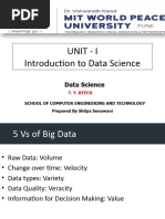 UNIT I - Introduction - DataScience - New