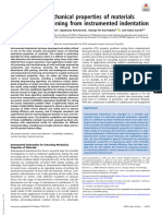 Extraction of Mechanical Properties of Materials T