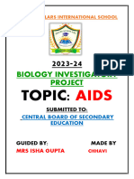 Biology Investigatory Project: Topic