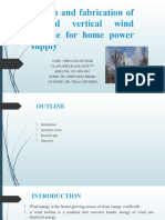 Design and Fabrication of Hybrid-Type Vertical Wind Turbine