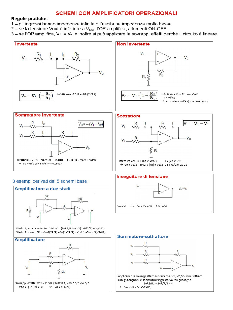 Schemi Con Operazionali | PDF