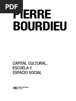 Bourdeu - Capita Cultural Escuela y Espacio Social - Cap 2