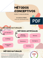 Presentación Métodos Anticonceptivos Ilustrado Colorido