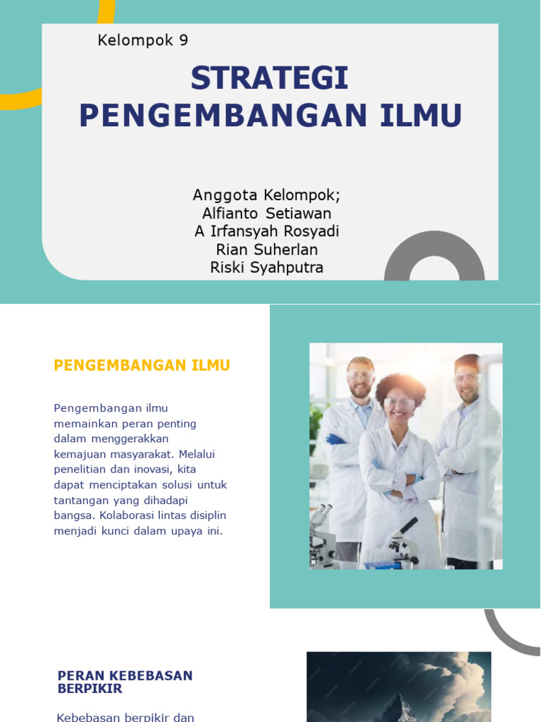 Strategi Pengembangan Ilmu di Indonesia | PDF | Sains & Matematika