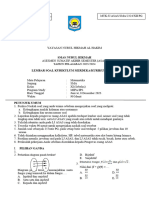 Format Soal Asas Mapel