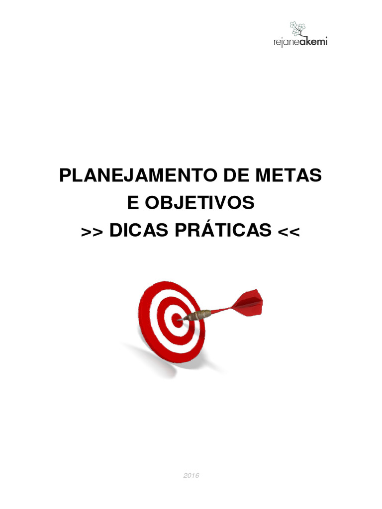 Planejamento de Metas e Objetivos | PDF | Autoajuda