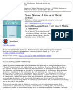 Di Stefano, P. and M. Henaway - "Boycotting Apartheid From South Africa To Palestine", Peace Review, 26 (1), 19-27 (2014)