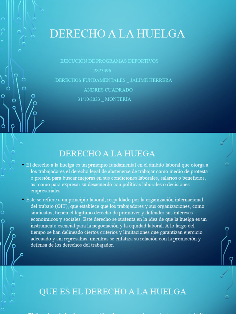Derecho A La Huelga PDF