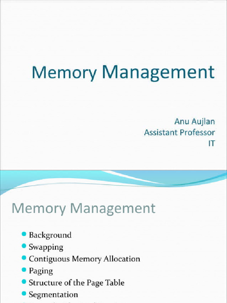 Memory Management | PDF