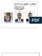 Calon Ketua DPC LPM: PERIODE 2023 - 2028 Kecamatan Cinambo Kota Bandung