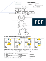 Worksheet Review: vào ô trống)