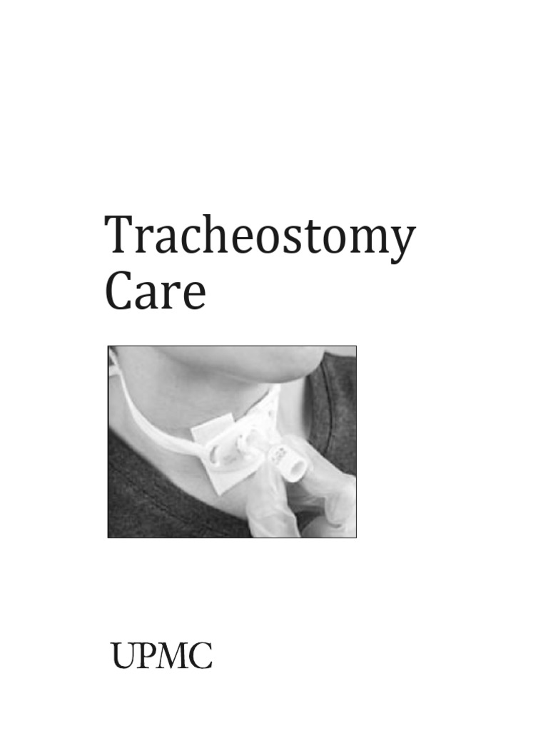 Tracheostomy Care PDF Breathing Clinical Medicine