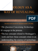 Technology As A Way of Revealing