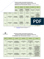 Horario Psicologia 2023 2