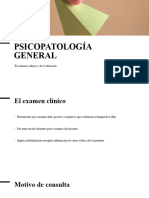 Presentación 6 Psicopatología General