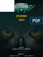 Aula 03 - Funções Quadráticas e Modulares - EFOMM 2024