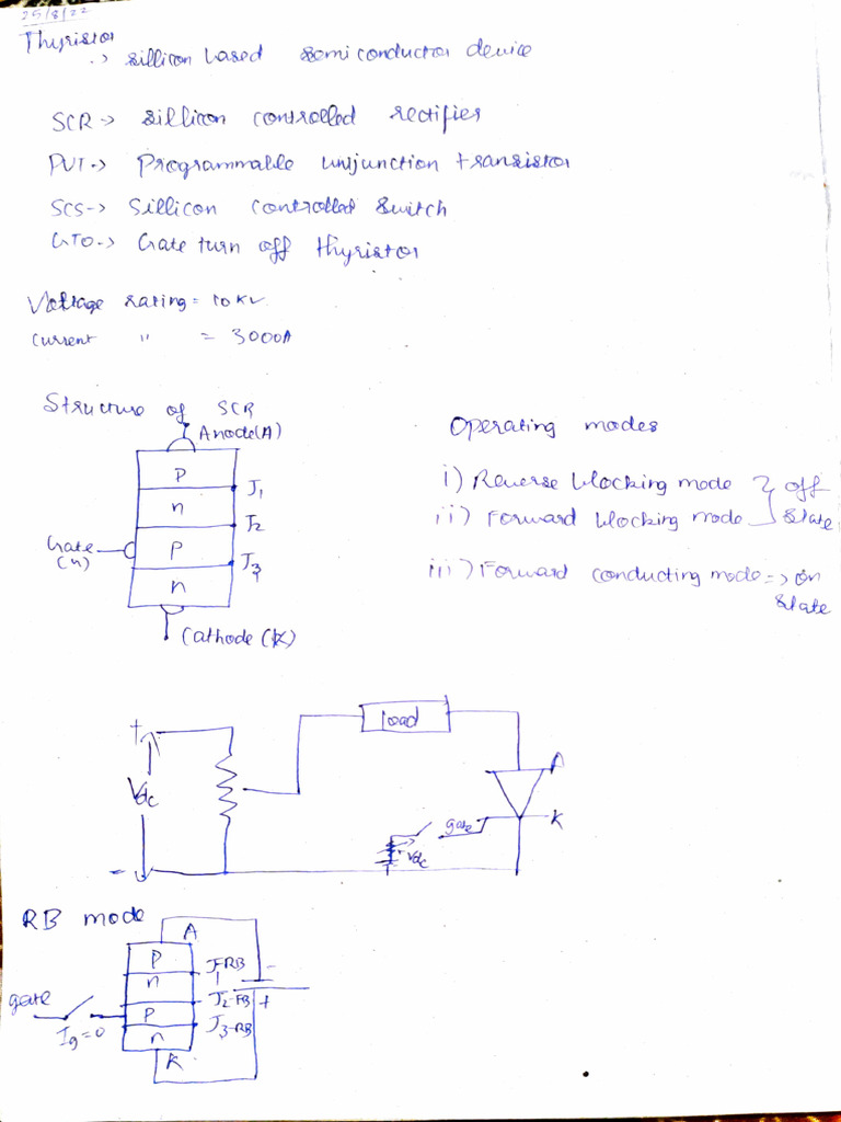 Power Electronics Circuit Diagram