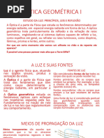 Óptica Geométrica - Aula 1