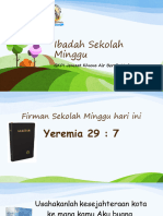 Ibadah Sekolah Minggu 221030