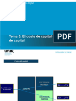 Sesión 5 Tema 5 Costes y Estructura de Capital