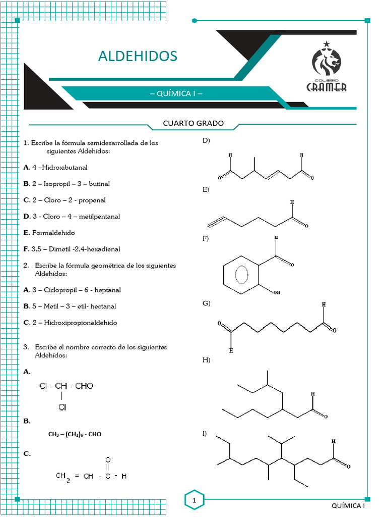 Aldehidos 4to | PDF
