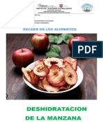 Deshidratacion de La Manzana