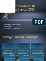 Exchange 2010 - Mod 01 - Overview