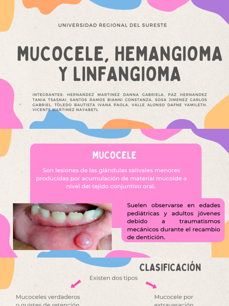 Características y Tratamiento de Mucoceles | PDF | Capilar ...