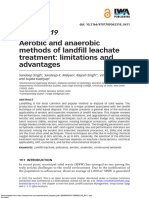 Aerobic and Anaerobic Methods of Landfill Leachate Treatment: Limitations and Advantages