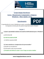 CURSO OTIMIZAÇÂO - Questionário e Anotações