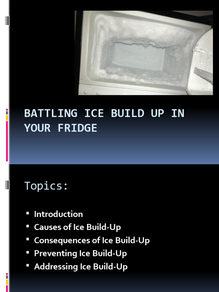 Prevent Fridge Ice Build-Up Guide | PDF | Refrigerator | Ice