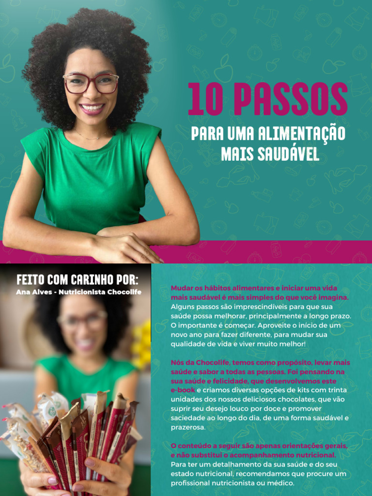 10 Passos Para Uma Alimentação Saudável Pdf Alimentos Comidas E